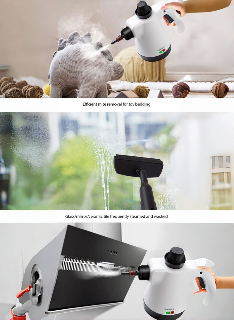 لوما بيلا منظف بالبخار قوي متعدد الاستخدامات – تنظيف عميق بدون مواد كيميائية للأرضيات، السيارات، البلاط، المفروشات وأجهزة المطبخ - Image 5